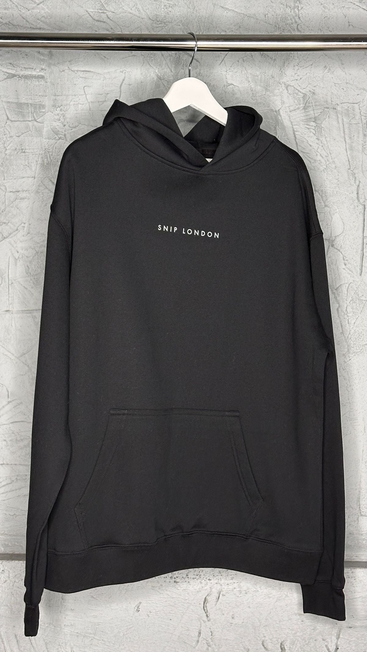 SNIP LDN OVERSIZED HOODY BLACK