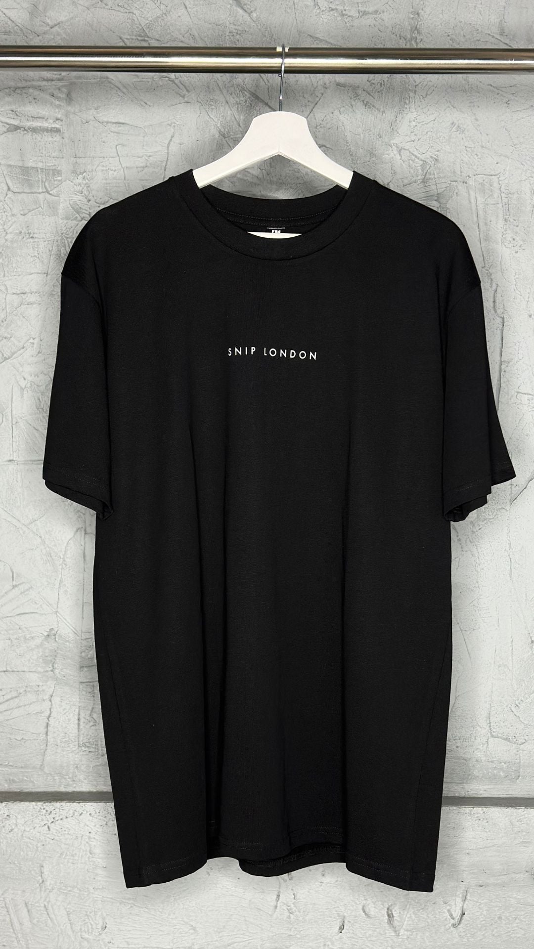 SNIP LDN OVERSIZED TEE BLACK