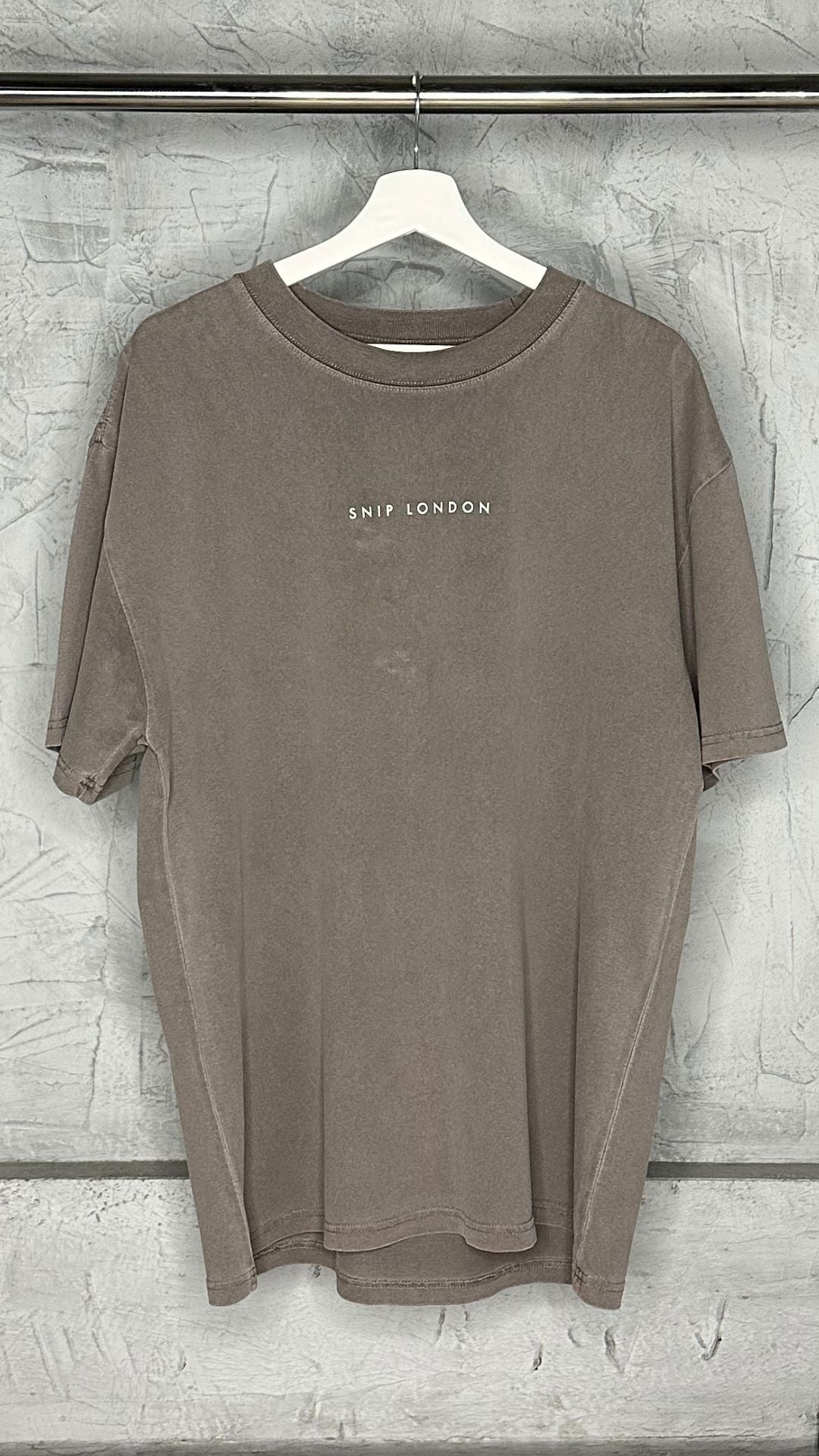 SNIP LDN OVERSIZED TEE WASHED GREY